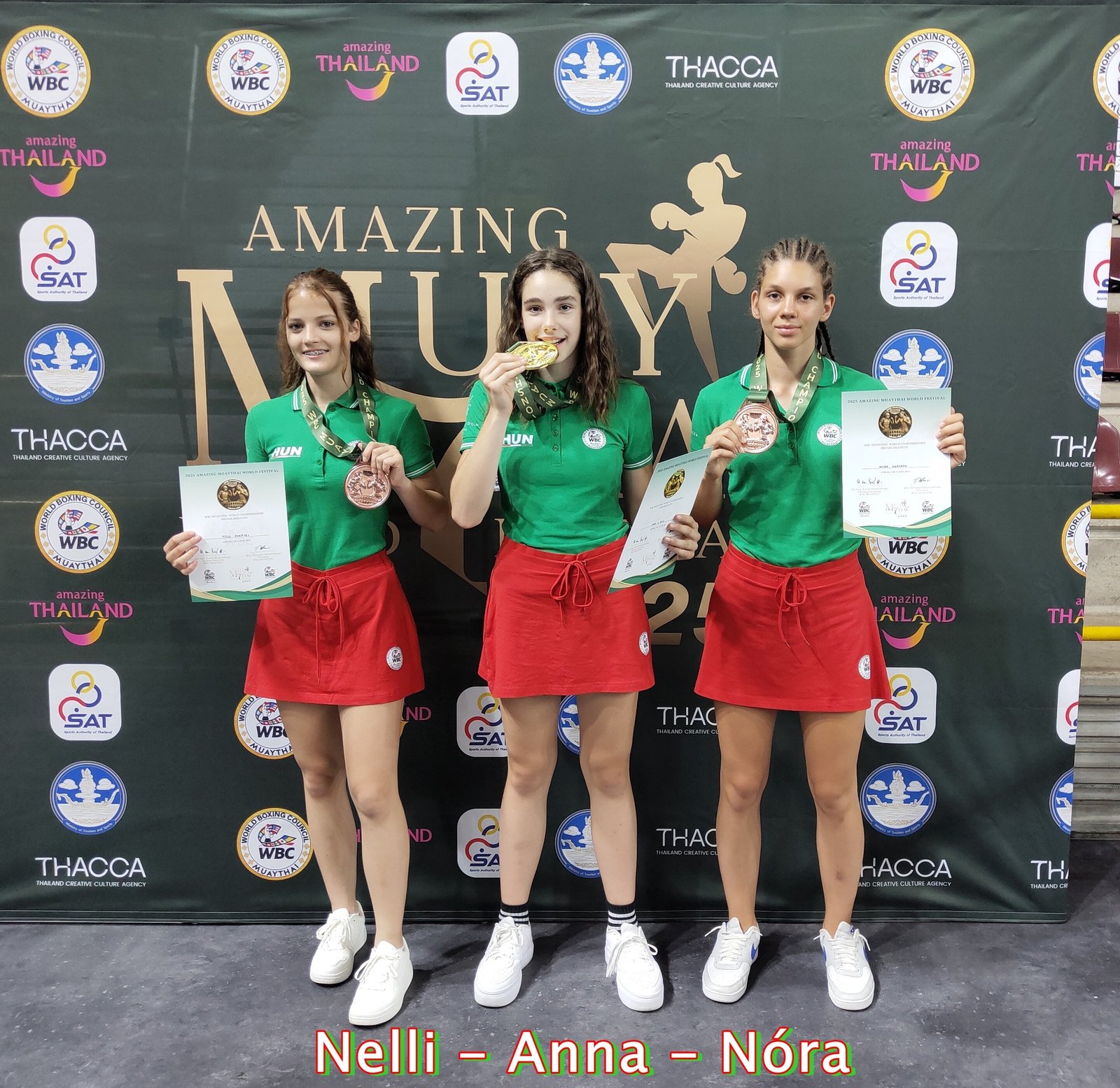 Hungarian Medal Winners - WBC Amazing MuayThai World Festival 2025